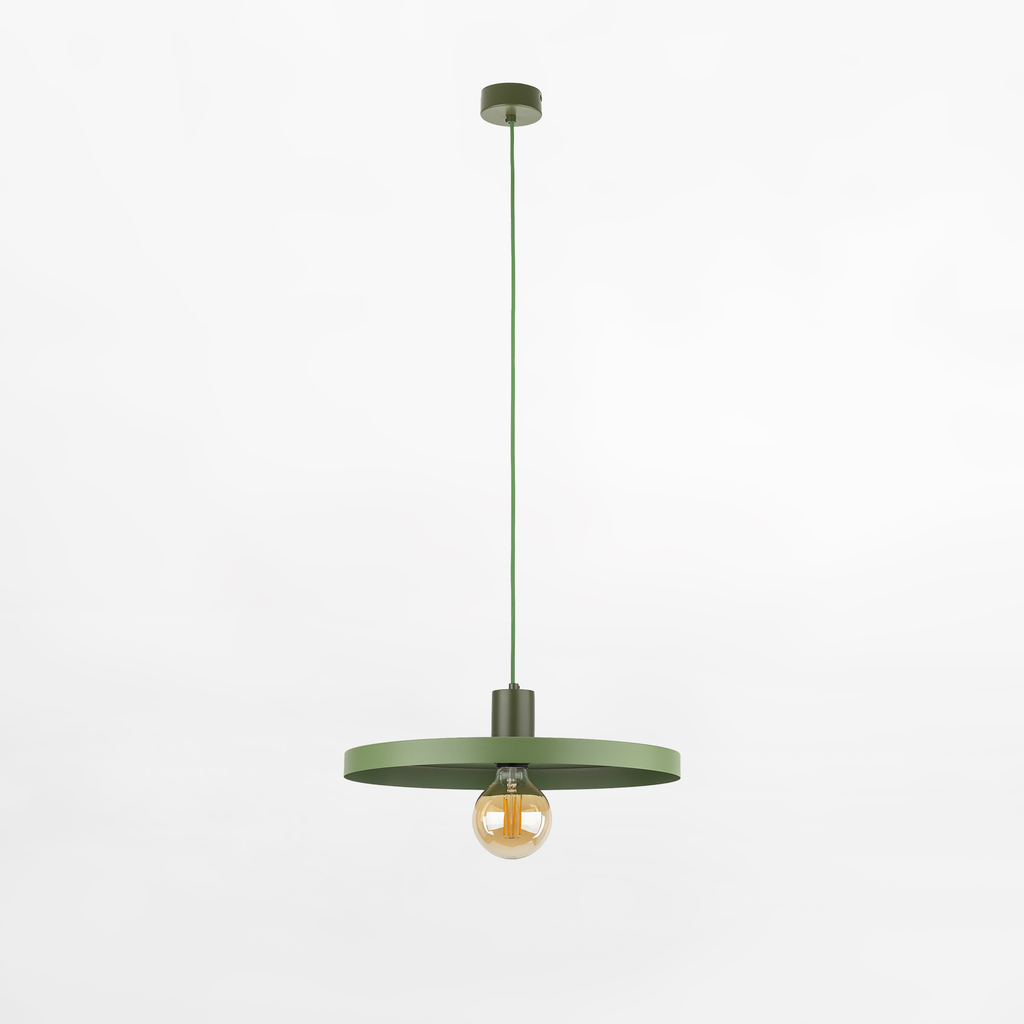 Lampa wisząca SILA GREEN PEAPOD fi 44,5 cm.