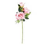 Umělá růžová růže 85 cm