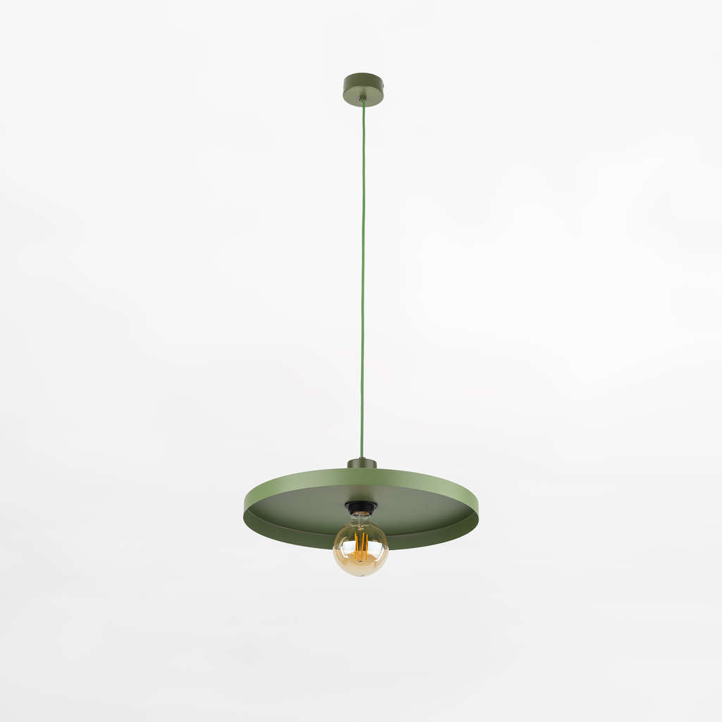 Lampa wisząca SILA GREEN PEAPOD fi 44,5 cm.