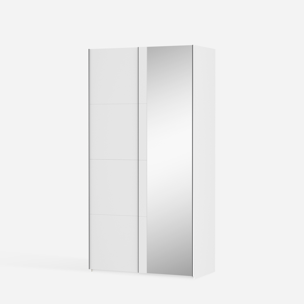Zrcadlová skříň s posuvnými dveřmi FITIO mat 120 cm