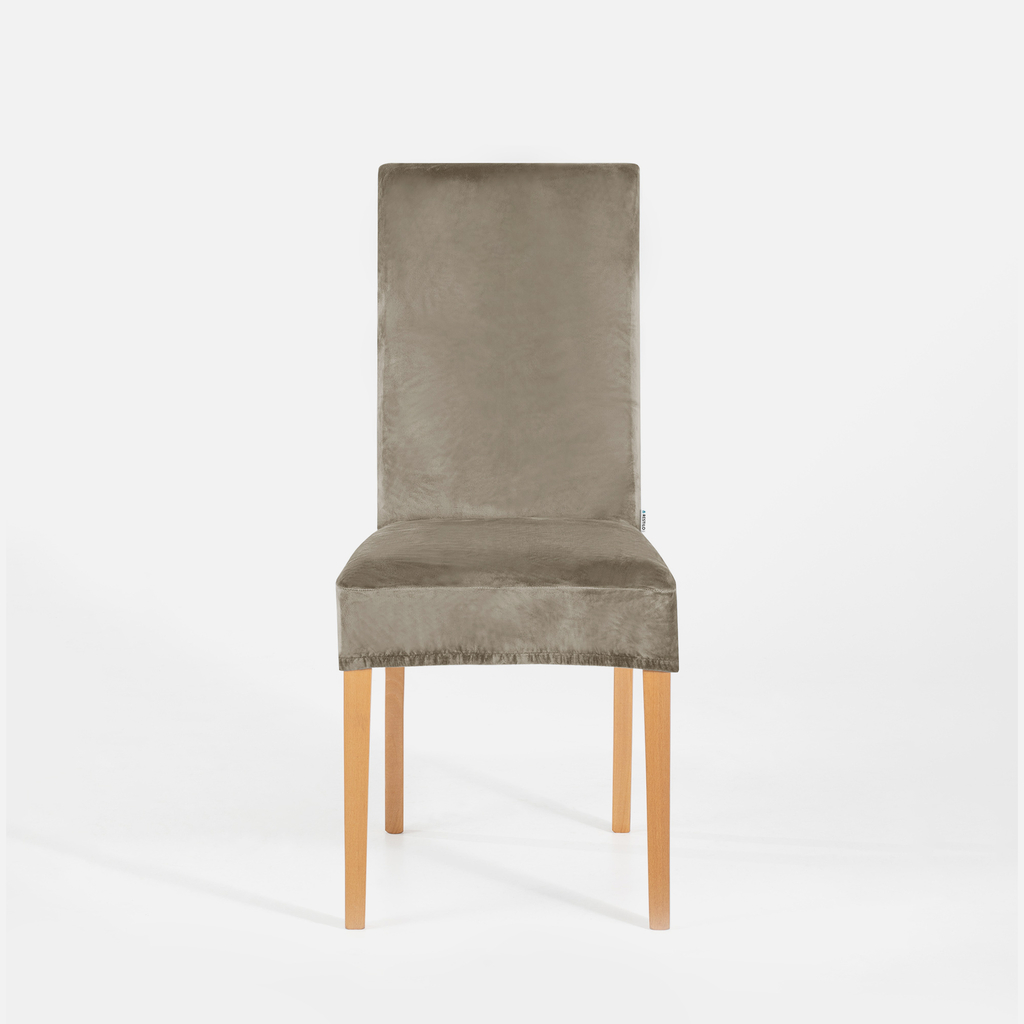 Potah na židli béžový SENTO 48x48x58 4 ks