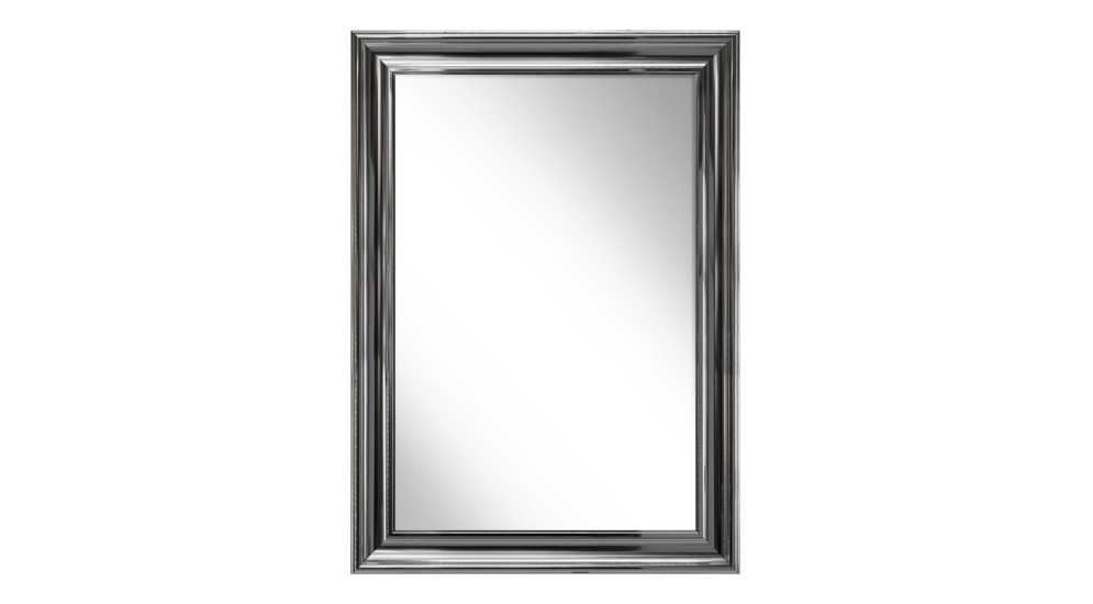 Zrcadlo ve stříbrném rámu VERONA 78x108 cm