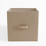 Skládací úložný box 28x28x28 cm, béžový
