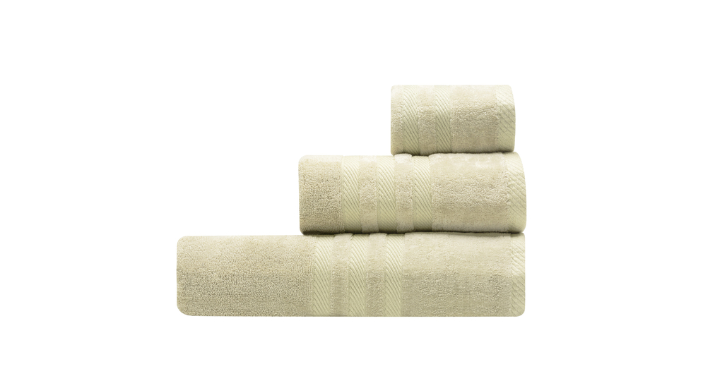 Bavlněný ručník krémový CAROLINE 50x90 cm