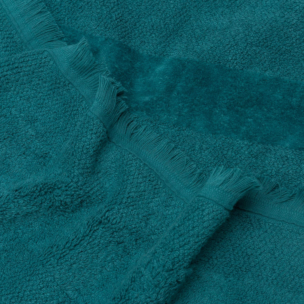 Bavlněný ručník tyrkysový LANETTE 70x140 cm