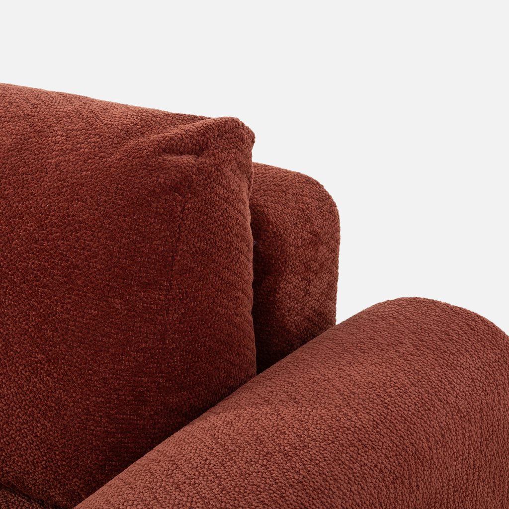 Vínová rohová sedací souprava s úložným prostorem PASSO M pravá