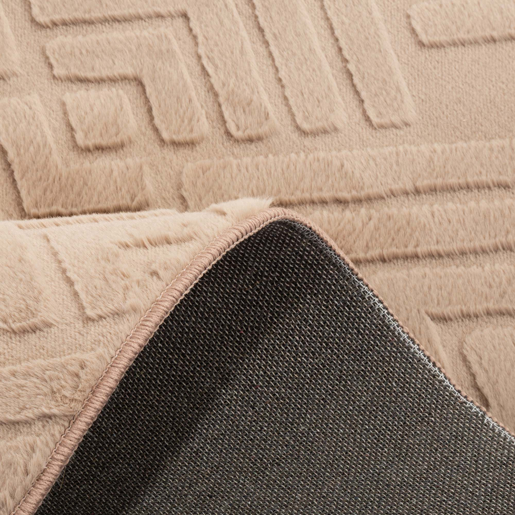Geometrický koberec SIDARI, taupe, 160x230 cm