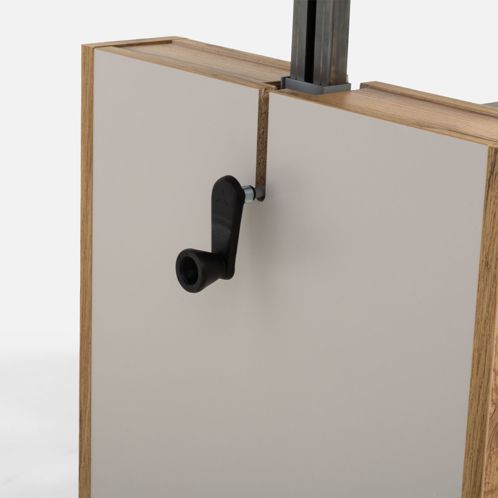 Rozkládací konferenční stolek OPAL II DUO COLOUR kašmír/dub wotan