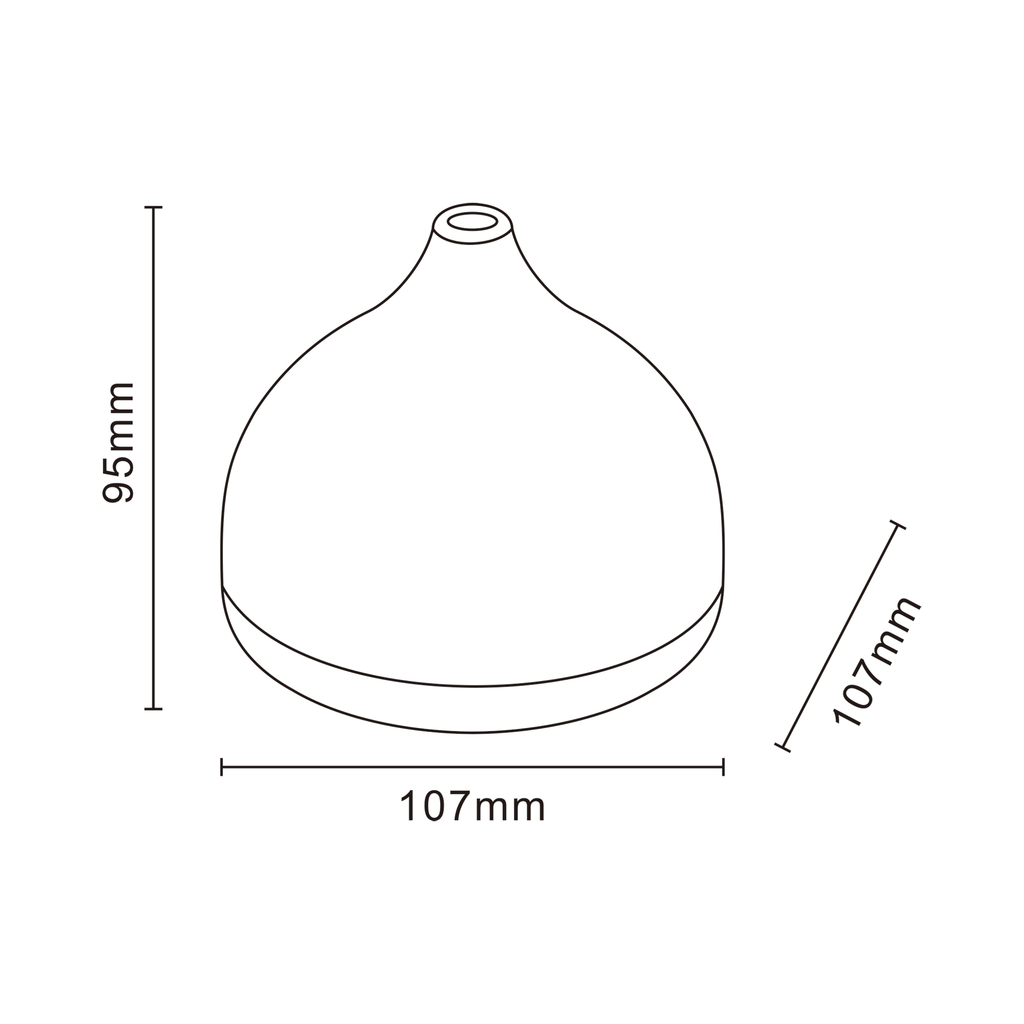 Aroma difuzér LED RGB bílý 0,2 W
