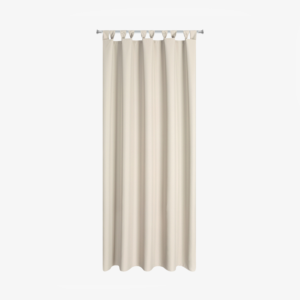 Závěs na terasu s pásky na suchý zip světle béžový GARDEN 155x220 cm
