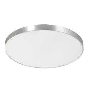 Kruhové stříbrné stropní LED svítidlo SIERRA 60 cm