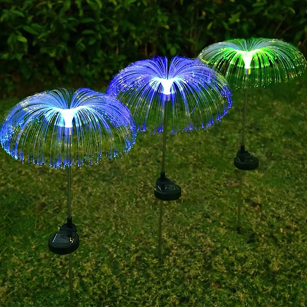 Venkovní solární RGB LED dekorace IP44 77cm