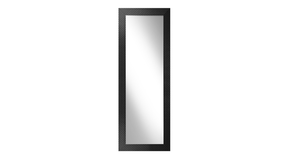 Zrcadlo v černém rámu PIKO 53 x 143 cm