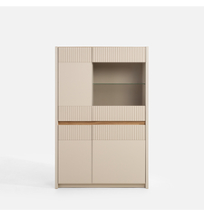 OAK SQUERE VITRÍNA S OSVĚTLENÍM 1W3D L/P OSQV421B-M839