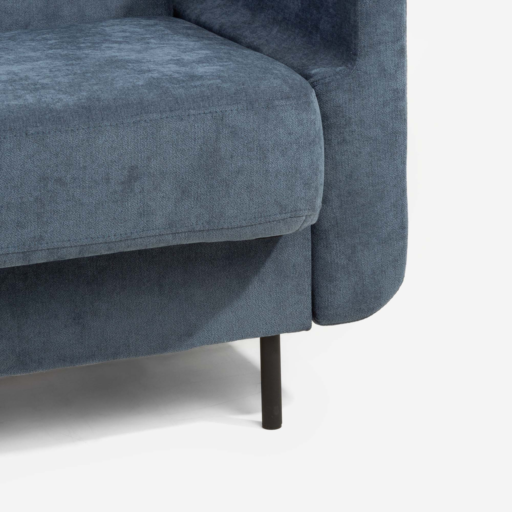 Rozkládací pohovka CLOUDY metalická