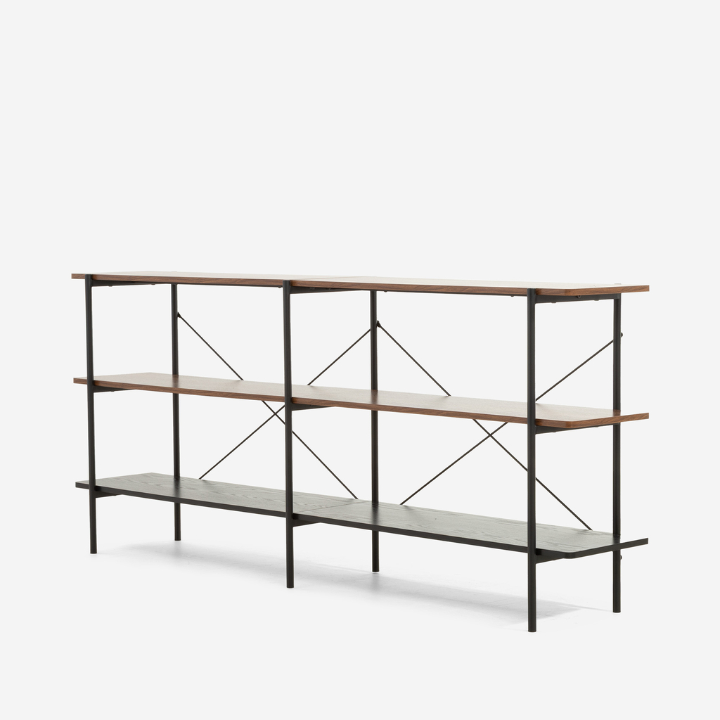 Nízký regál na kovových nohách TUMILLO