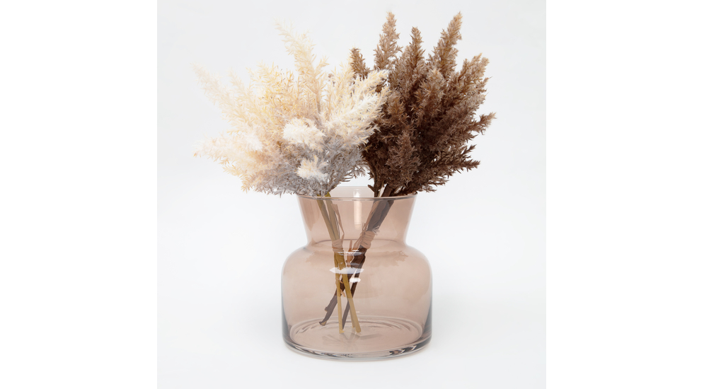 Skleněná váza FANCY 17 cm