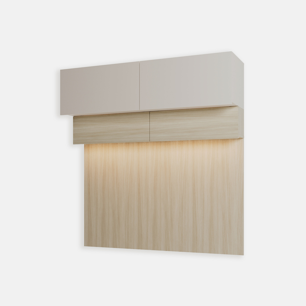 Nástěnný panel se skříňkou CHARLIE 175 cm