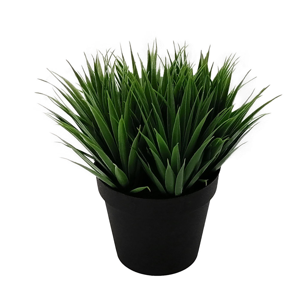 Umělá tráva v květináči 19 cm