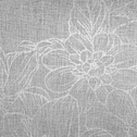 Záclona s květinovým vzorem ANITA 140x270 cm bílo-stříbrná