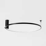 Kruhové stropní LED svítidlo HORIK 60 cm černé