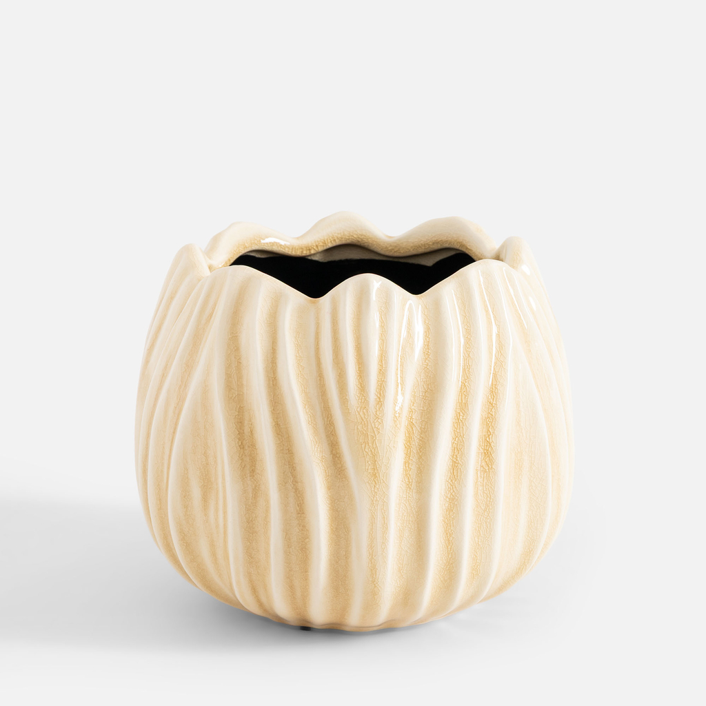 Obal na květináč 17 cm béžový