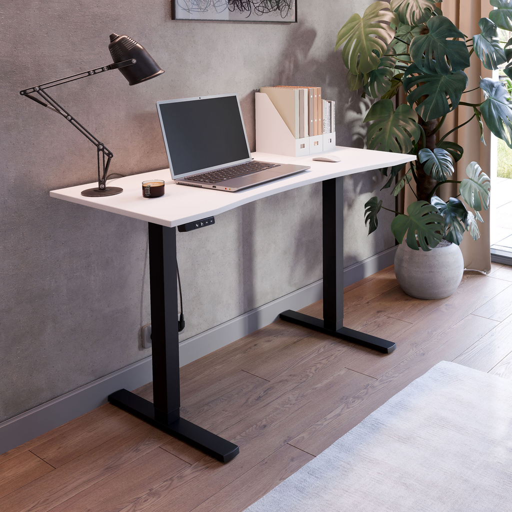 Polohovací stůl SMOOTH bílý 120x58 cm