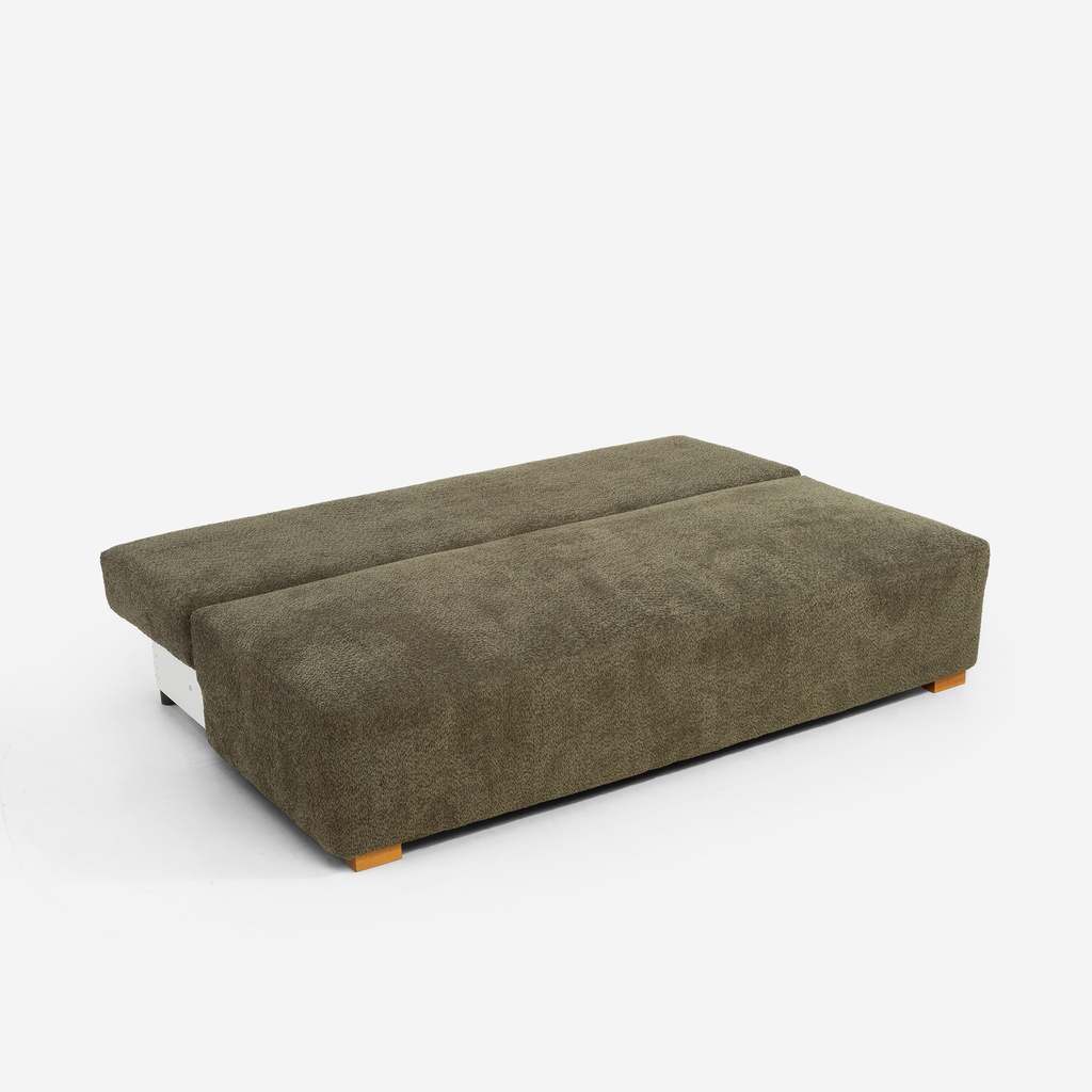 Třímístná rozkládací pohovka MOSS zelená