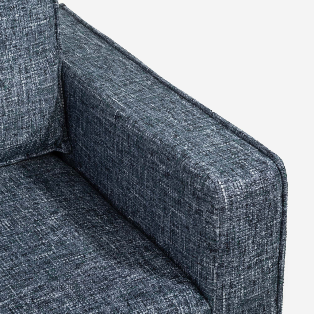 Třímístná rozkládací pohovka COCO tmavě modrá