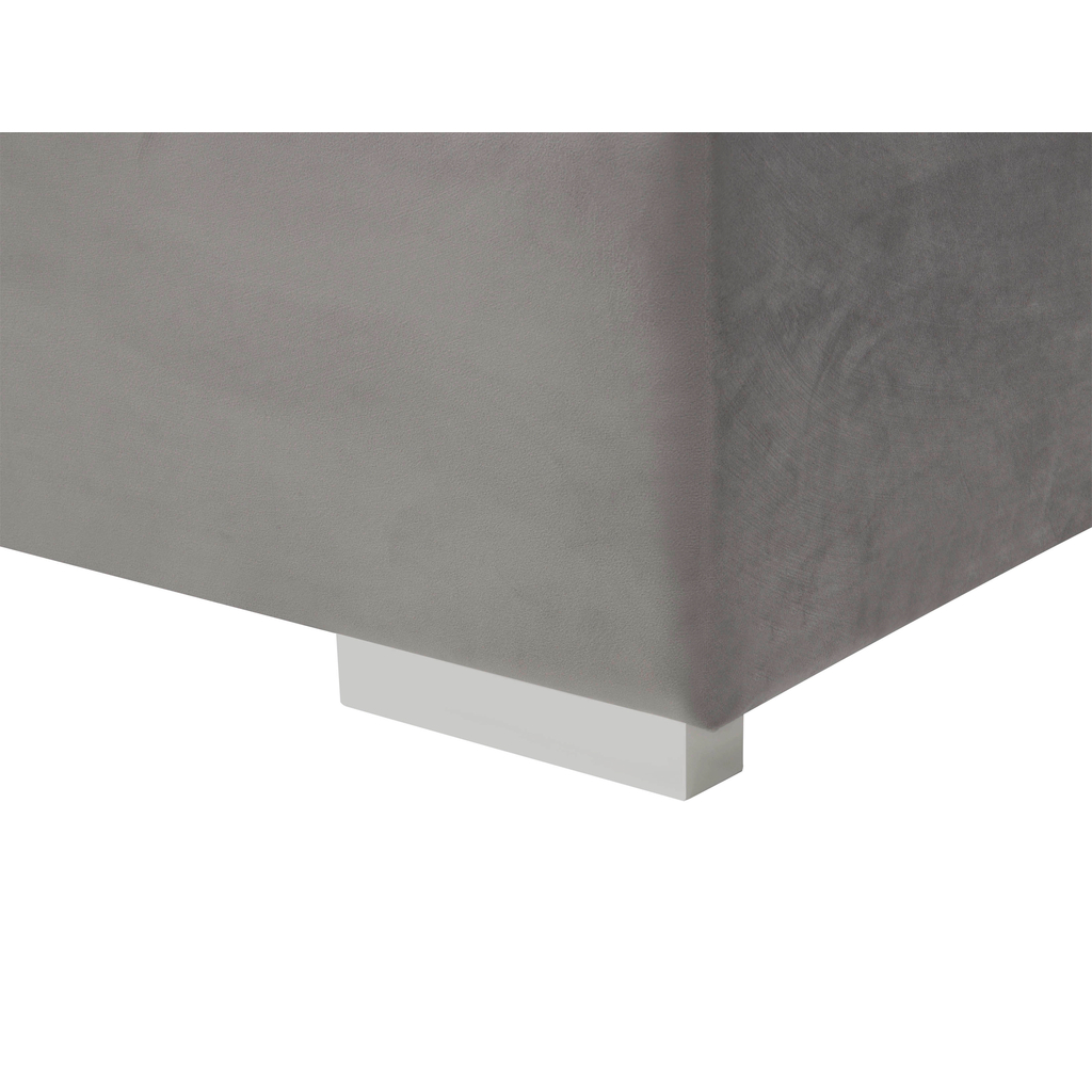 Postel boxspring s prošívaným čelem DAPHNE 160x200 cm
