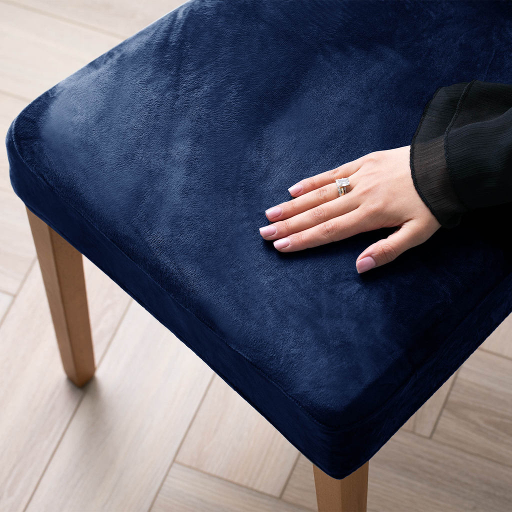 Potah na židli indigo SENTO 48x48x58 4 ks