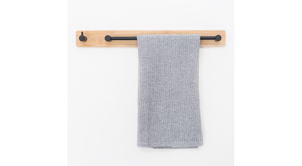 Bambusový věšák na ručníky