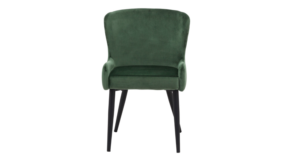 Čalouněná židle zelená LONI