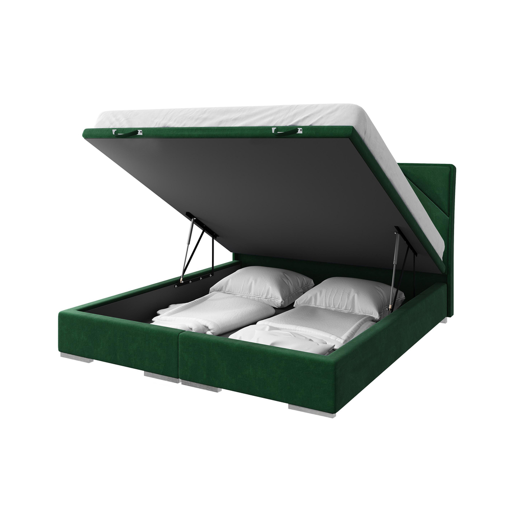 Vysoká postel boxspring LEONARDO 160x200 cm