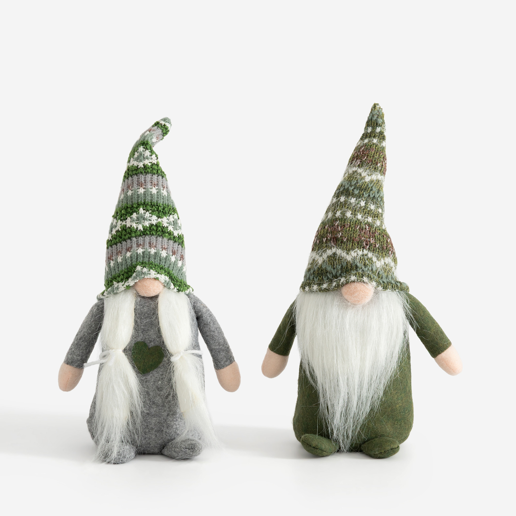 Dekorace SKŘÍTEK dívka zelená 35 cm