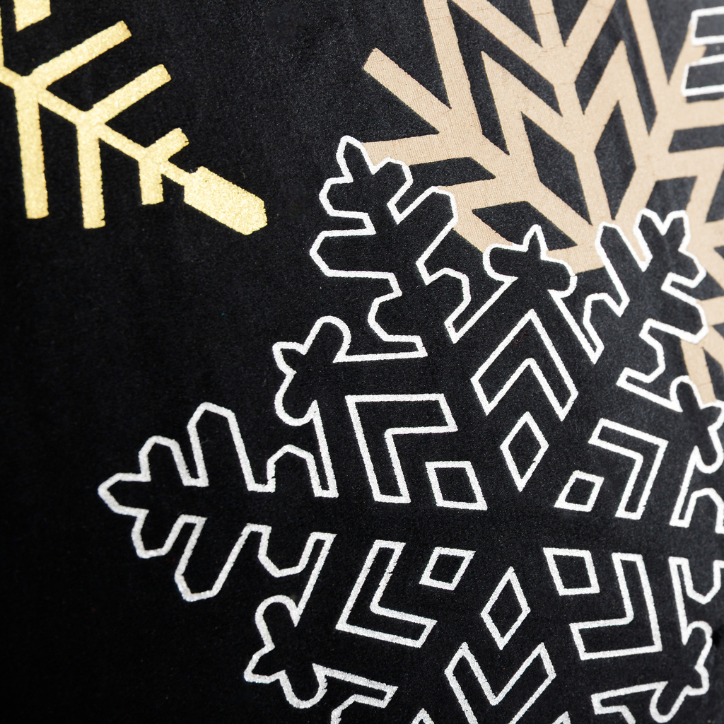 Povlak na polštář černý SNOV 45x45 cm