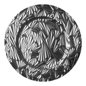 Ozdobný talíř stříbrný 33 cm