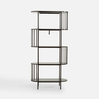 Kovový regál HEMDE 172 cm