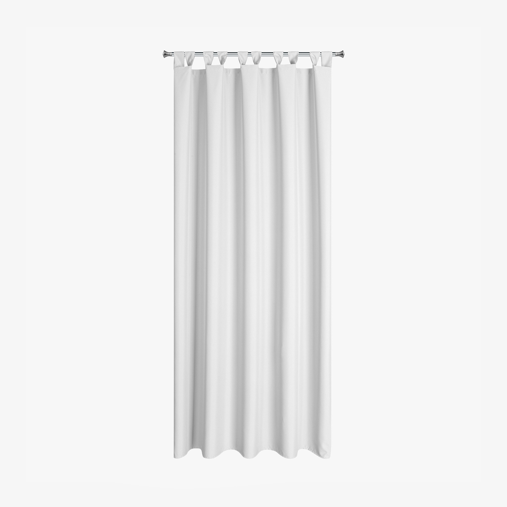 Závěs na terasu s pásky na suchý zip bílý GARDEN 155x220 cm