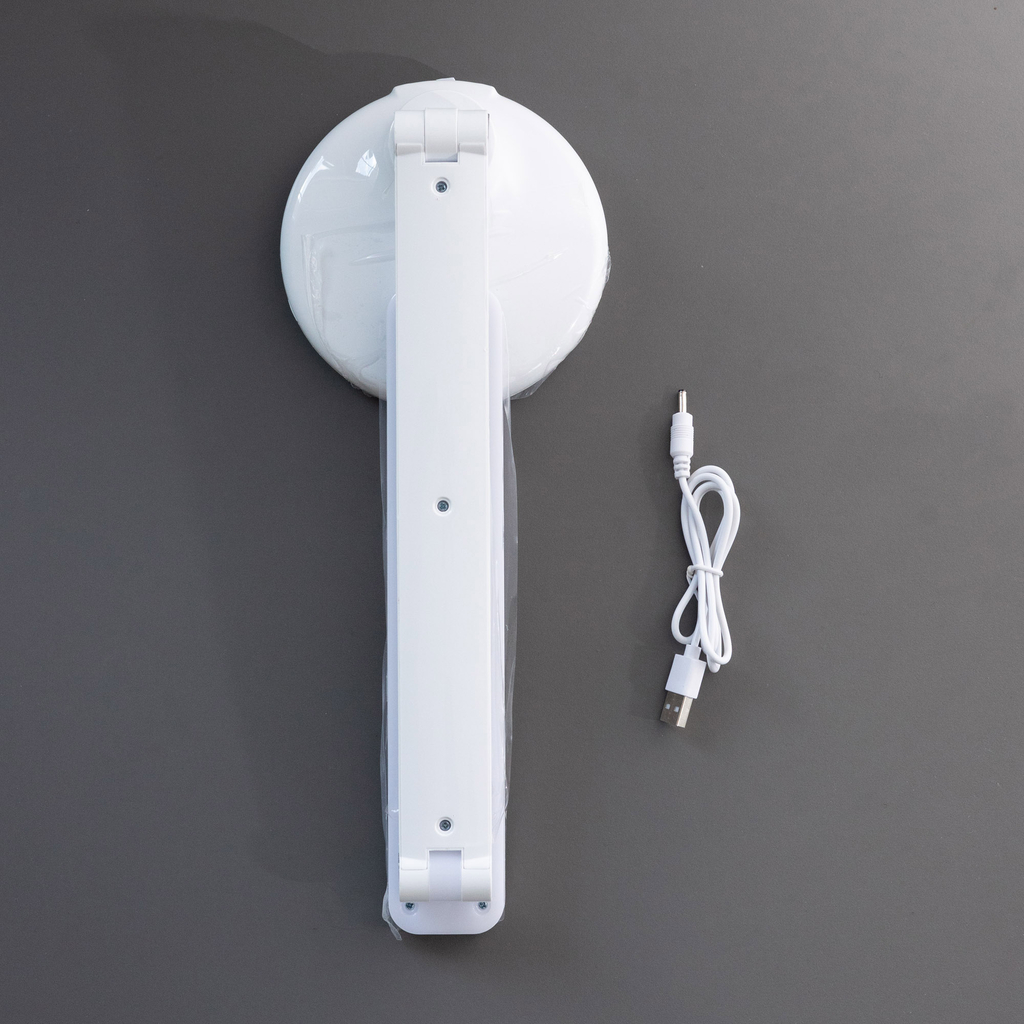Bílá stolní lampa LED 6W s USB nabíjením