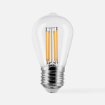 LED žárovka teplá barva ORO-CLARO-E27-ST45-4W-WW