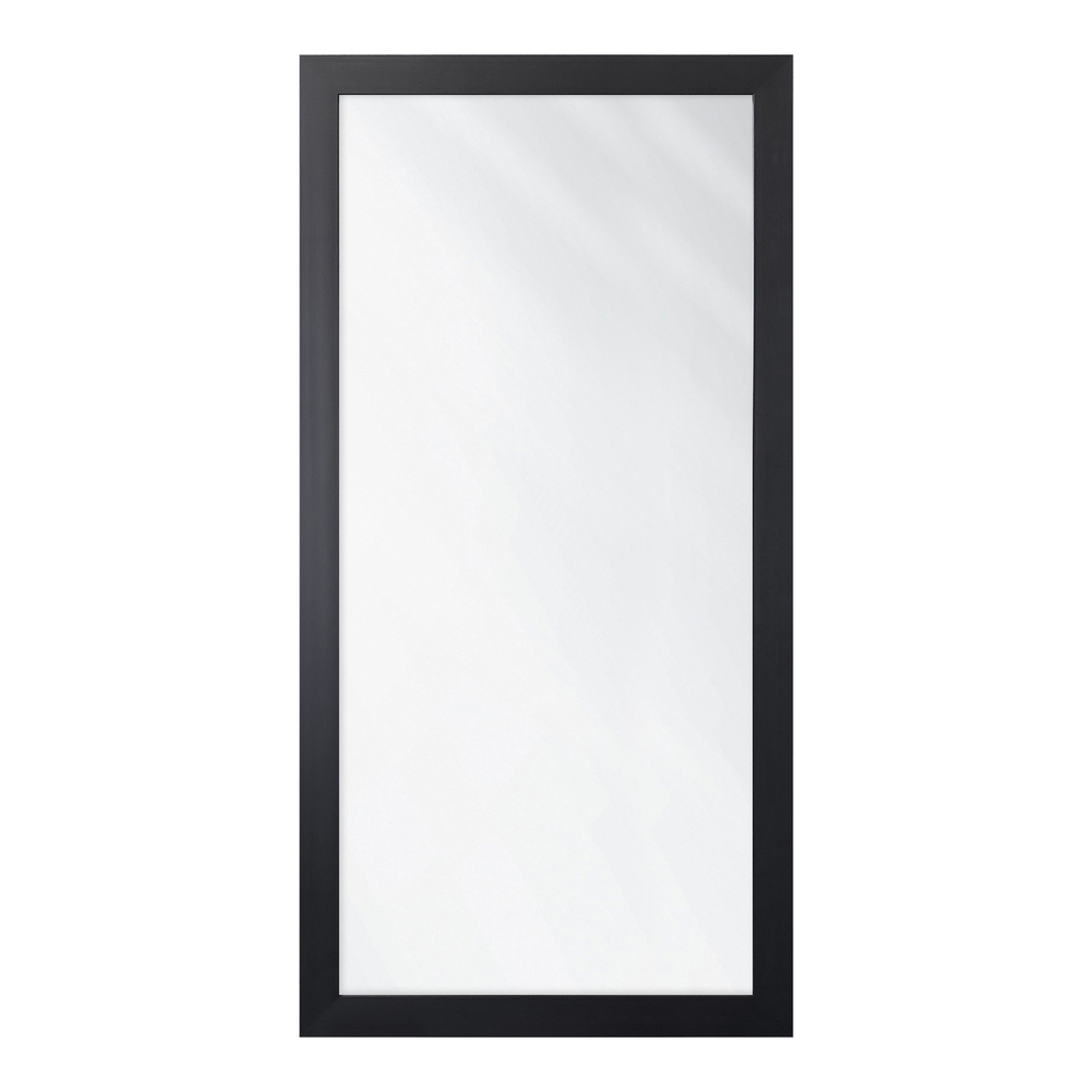 Zrcadlo v černém matném rámu SLIM 67,5x127,5 cm