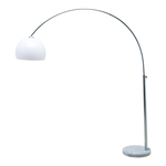 Oblouková stojací lampa do obývacího pokoje VISION