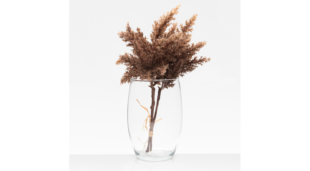 Skleněná váza TYRA 20 cm