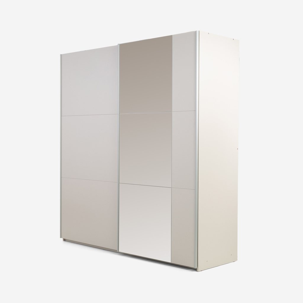 Kašmírová šatní skříň se zrcadlem BASTIA 2 200 cm