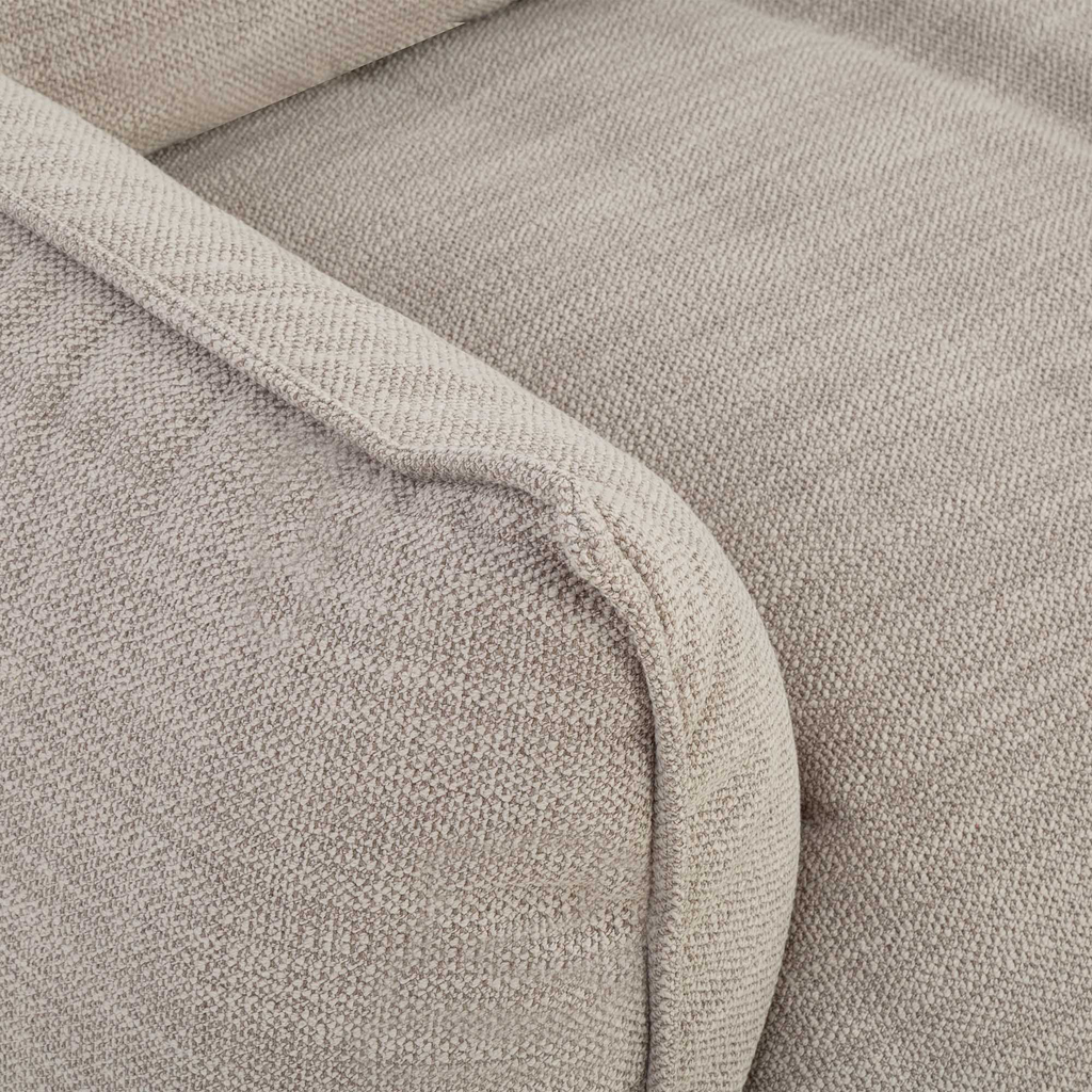 Narożnik taupe FLUFFY prawy