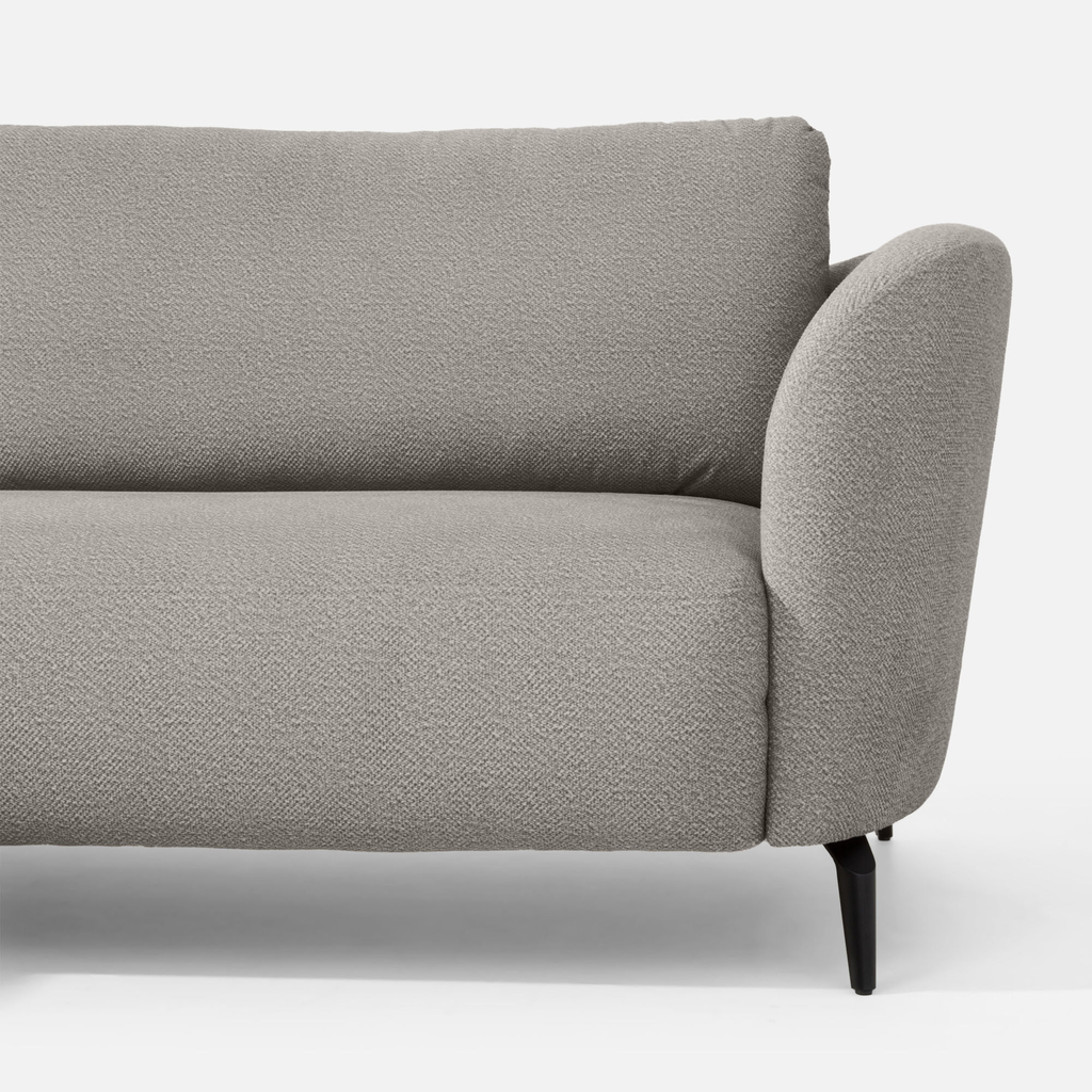 Rohová sedačka šedá RAVELLO levá