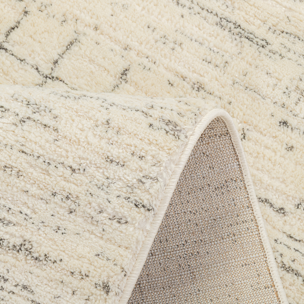 Kostkovaný koberec LISA krémový 160x230 cm