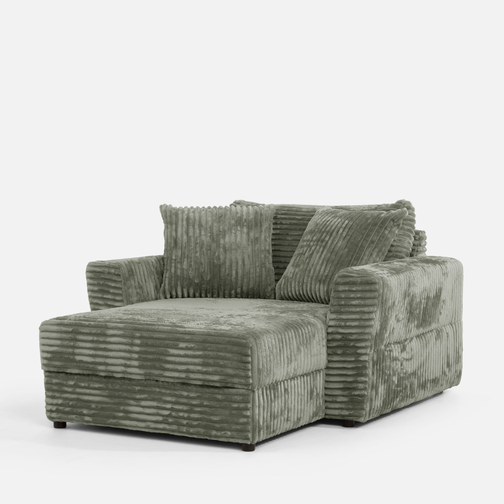 Křeslo loveseat zelené NOEMI
