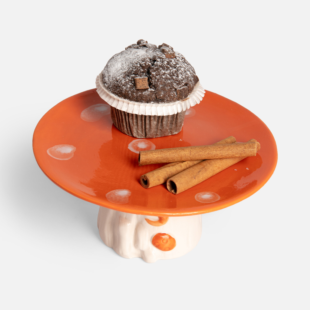 Podnos na servírovaní muchomůrka 17,5x8,4 cm